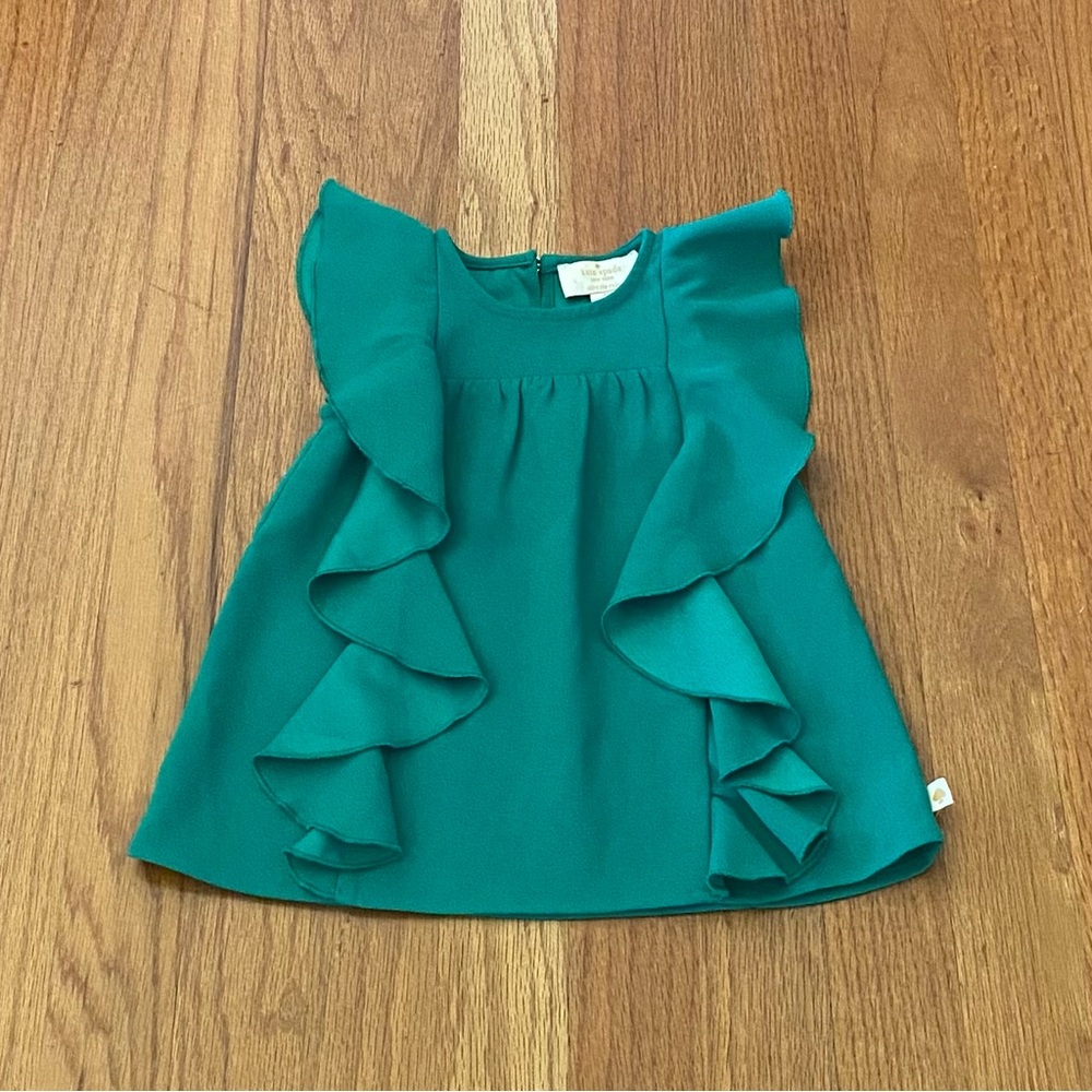 Kate Spade NY Flutter Sleeve Baby Girl Dress